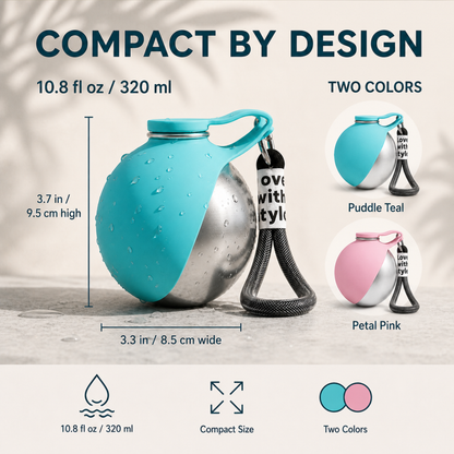 Wag & Sip Portable Dog Water Bottle