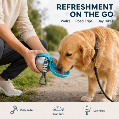 Wag & Sip Portable Dog Water Bottle